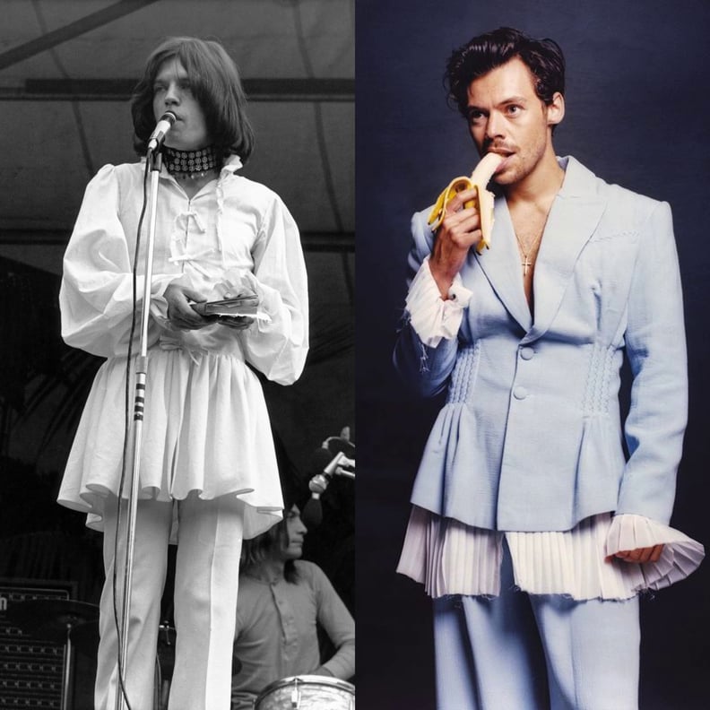 Harry Styles' Best Outfits Inspired by '70s Star Mick Jagger