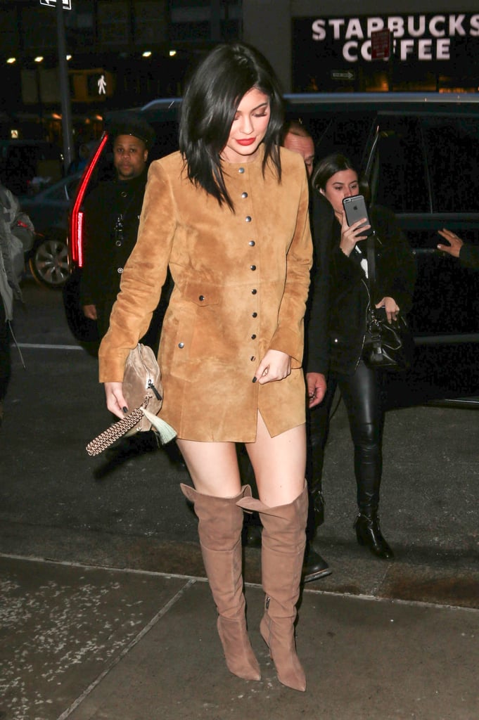 Kim Kardashian Out in NYC With Family February 2016