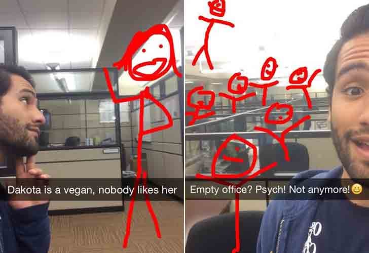 Funny Office Snapchats