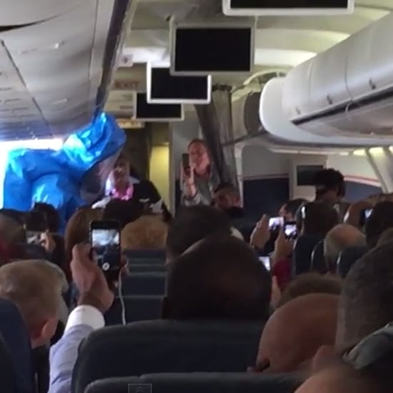 Passenger Makes Ebola Joke on Airplane | Video
