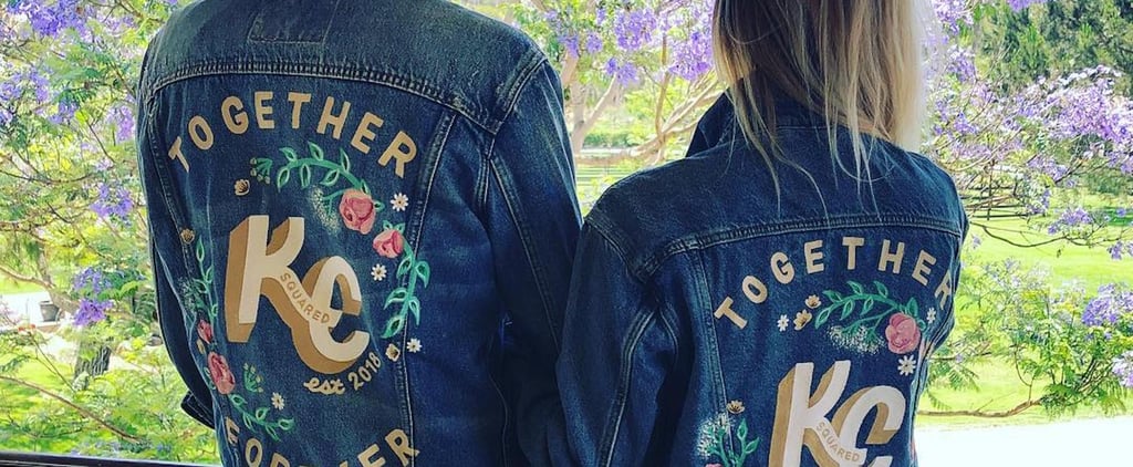 Kaley Cuoco and Karl Cook, Coolest Couple EVER, Wore Matching Denim Jackets on Their Wedding Day