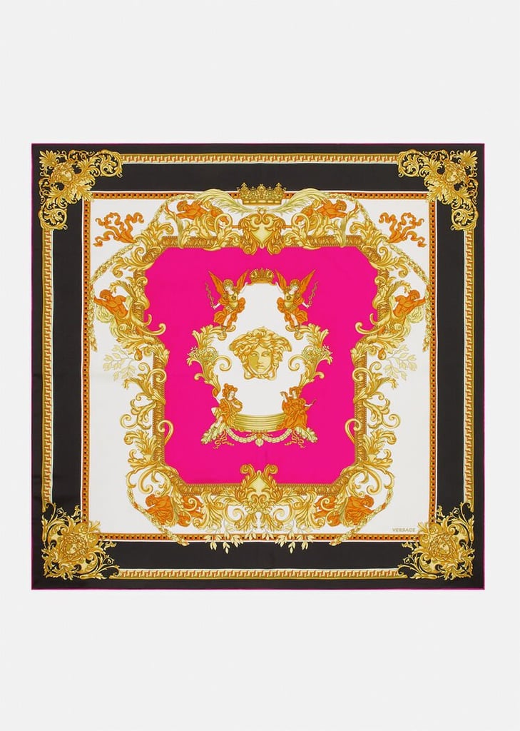Versace Medusa Renaissanse Print Silk Foulard