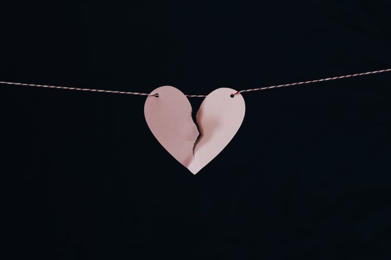 Valentine's Day Zoom Background: Broken Heart
