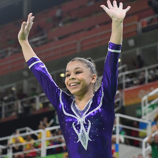 Brazil's Flavia Saraiva at Beam Qualifications Olympics 2016