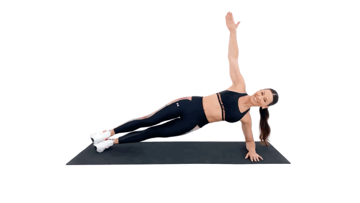 Side plank rotation reach 2025