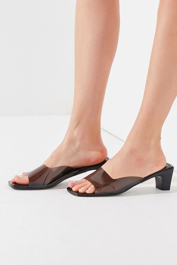 UO Chrissy Clear Mule Sandals