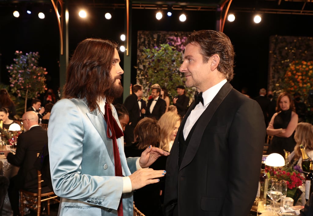 Jared Leto and Bradley Cooper at the 2022 SAG Awards