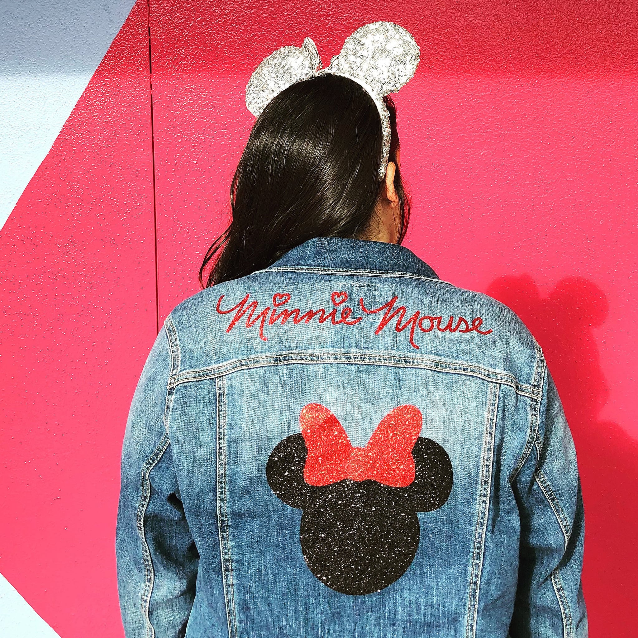 minnie mouse denim jacket