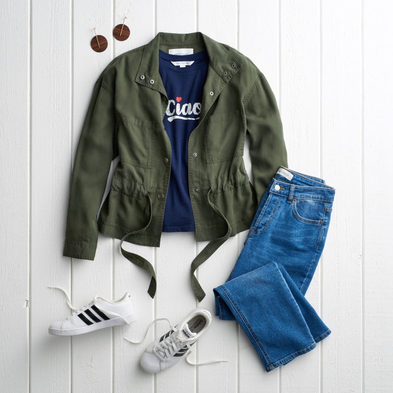 Kohl's army green jacket store