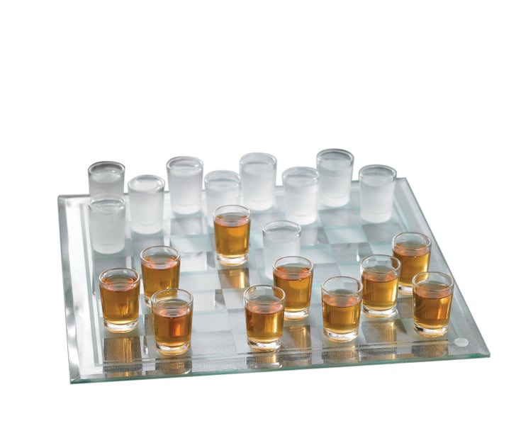 Shot Glass Checkers Game (25, originally 35) Gifts For Alcohol