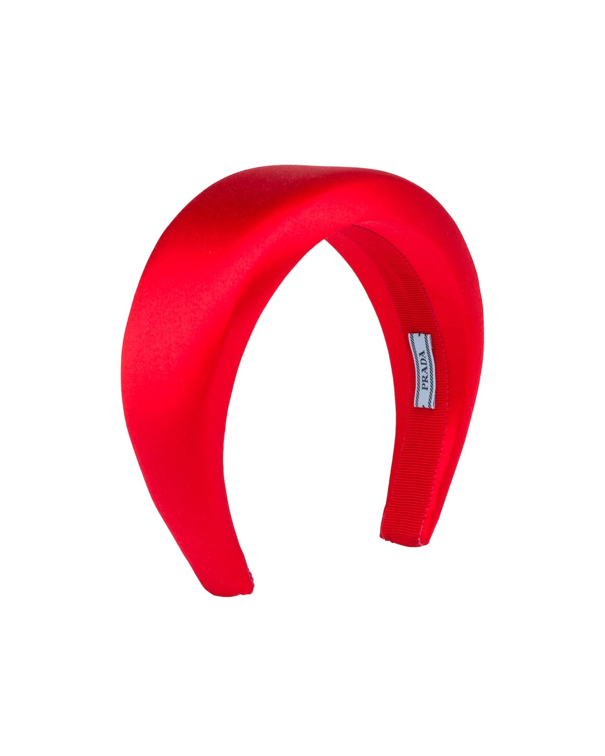 Prada Red Satin Headband 2024 www.alhudapk
