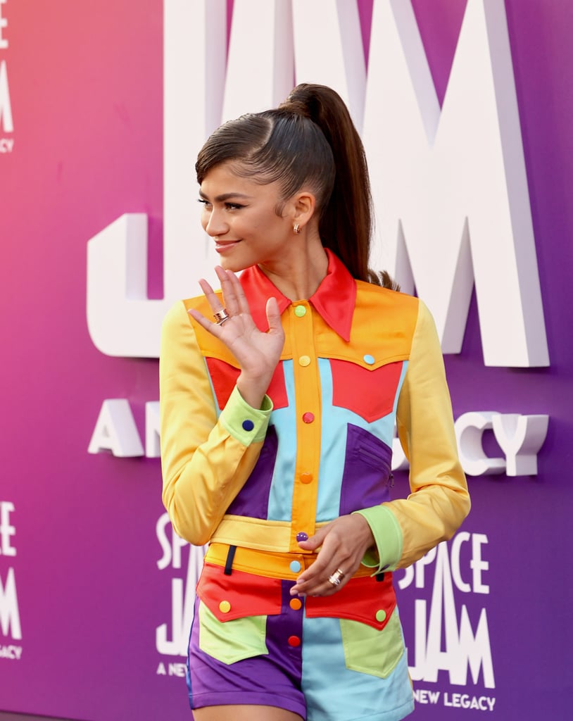 See Zendaya's Moschino Outfit at the Space Jam 2 Premiere