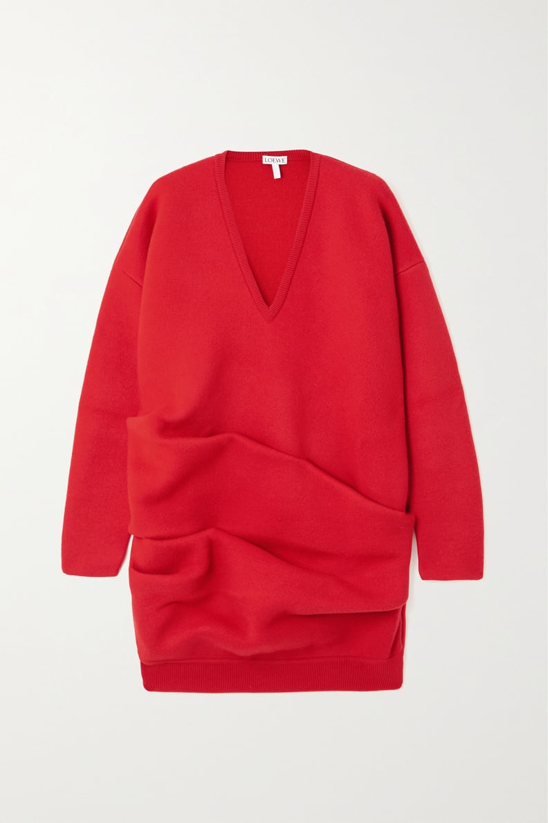 Emily Ratajkowski's Red Loewe Sweater