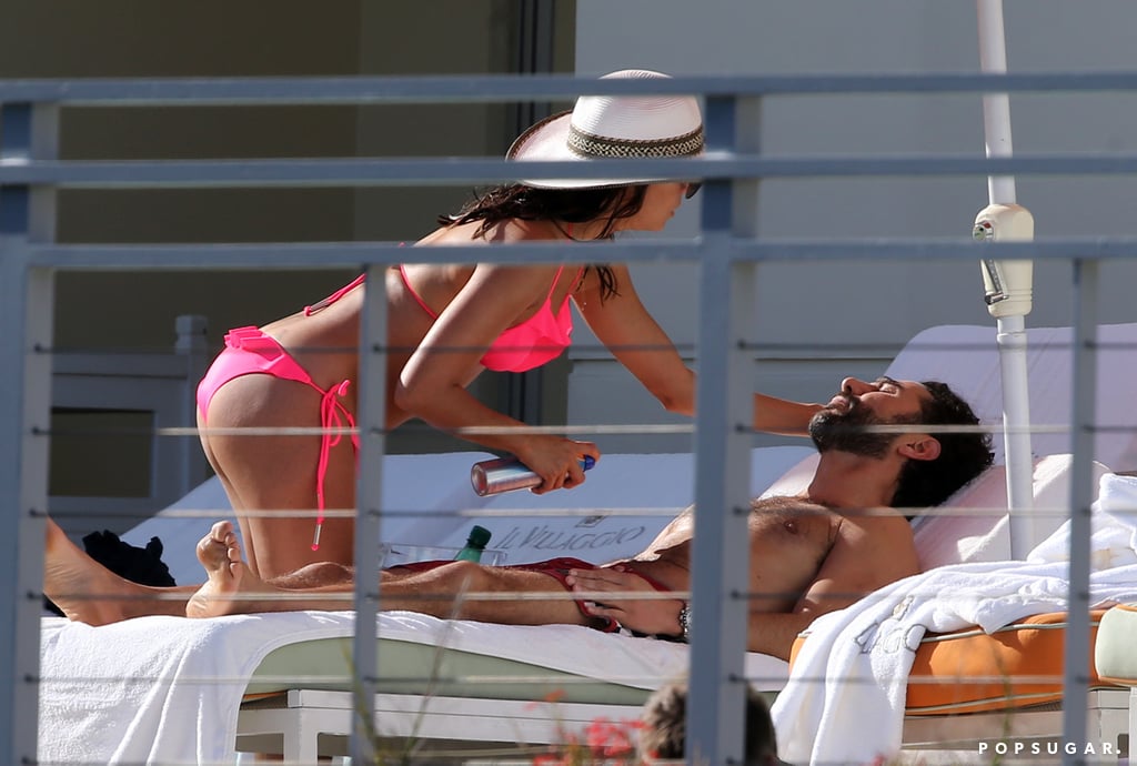 Eva Longoria and Serena Williams Wearing Bikinis in Miami. 
