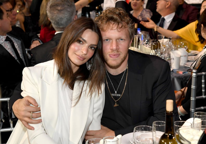 Emily Ratajkowski and Sebastian Bear-McClard at the 2020 Critics' Choice Awards