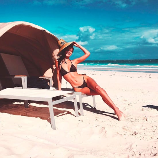 Bella Hadid's Straw Hat and Bikini in the Bahamas