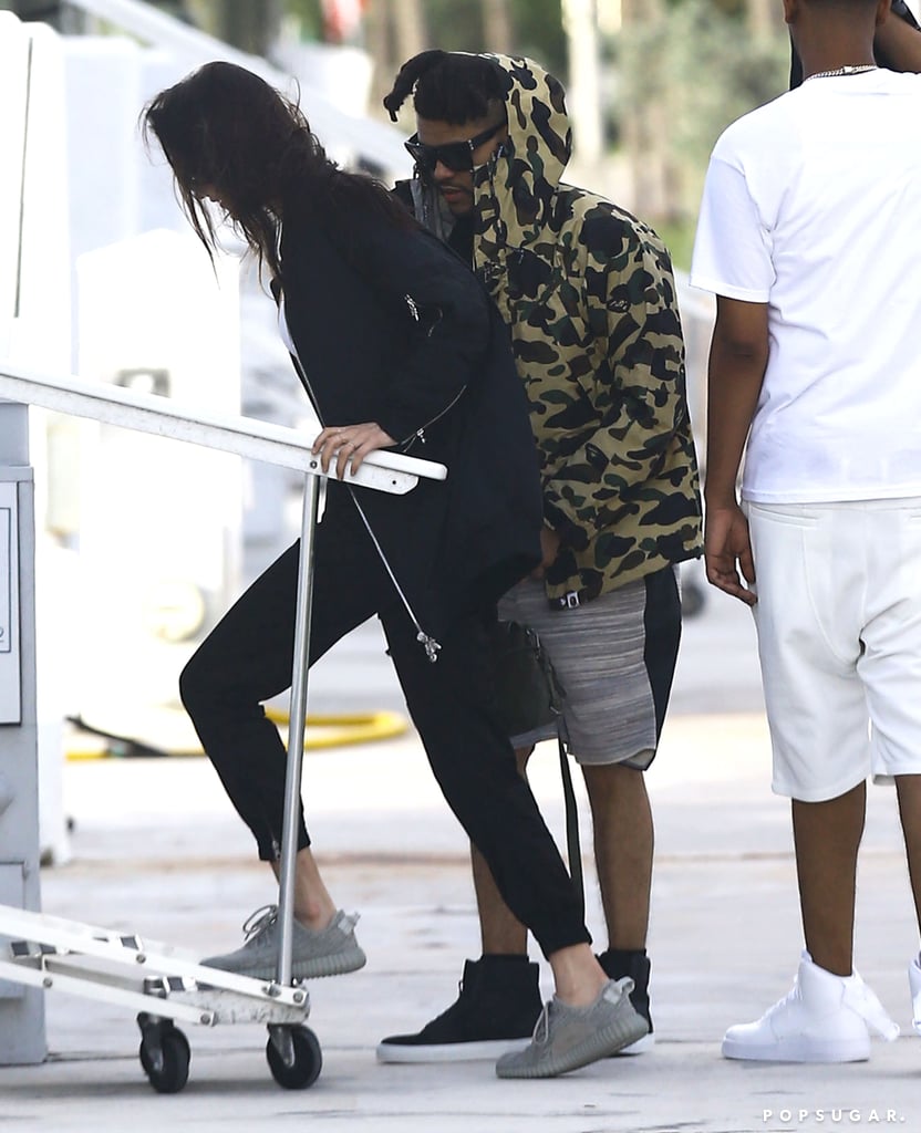 Bella Hadid and The Weeknd in Miami Together December 2015