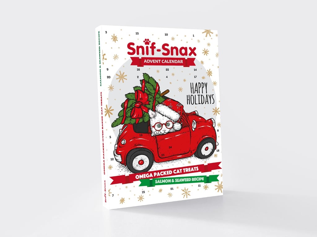 A Seafood Feast: Snif-Snax Holiday Cat Advent Calendar, Atlantic Salmon and Seaweed
