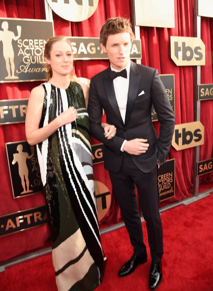Eddie Redmayne and Hannah Bagshawe at SAG Awards 2016