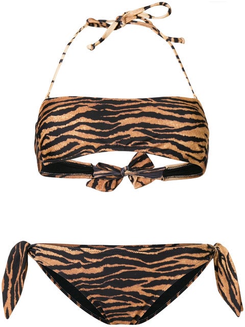 Moschino Tiger Print Bikini Set