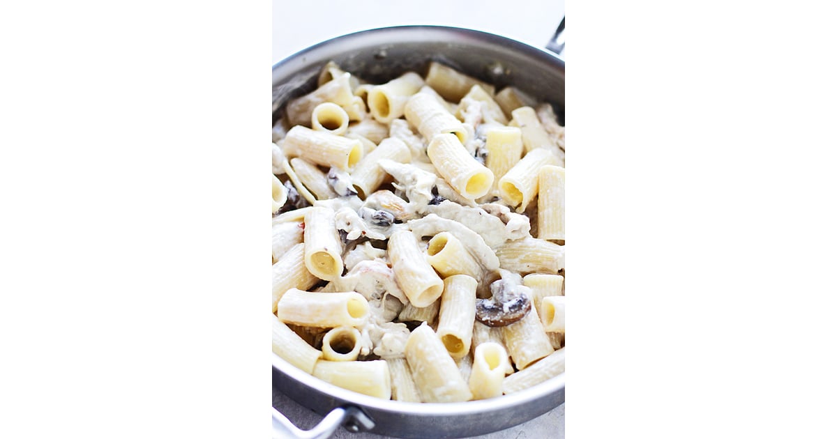 Creamy Rigatoni With Garlic, Mushrooms, and Chicken Boneless, Skinless Chicken Breast Recipes