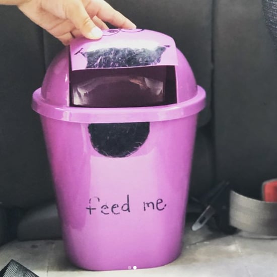 Mom Makes Monster Garbage Can For the Car