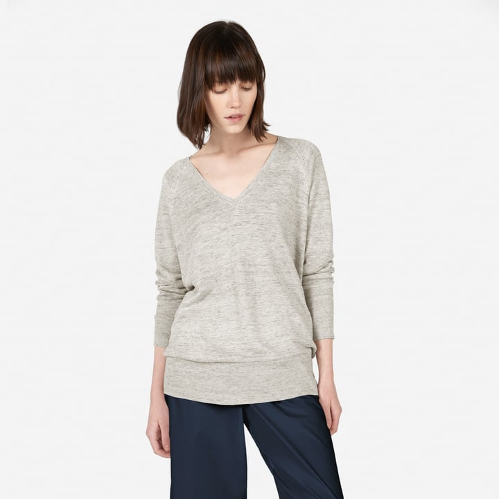 Everlane The Linen Deep V Sweater ($78)