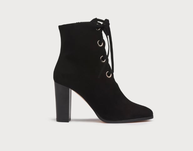 lk bennett black suede boots