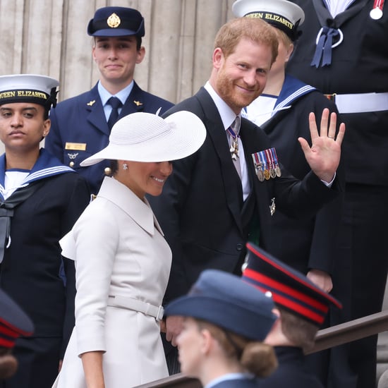 梅根·马克尔和哈里王子出席女王登基60周年纪念仪式