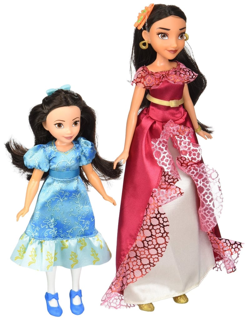 <product href="https://www.amazon.com/Disney-Princess-Elena-Avalor-Isabel/dp/B01BOYC148/ref=sr_1_2?ie=UTF8&qid=1480540475&sr=8-2&keywords=elena+of+avalor" target="_blank">Princess Elena of Avalor and Princess Isabel Doll</product> ($18)</p>