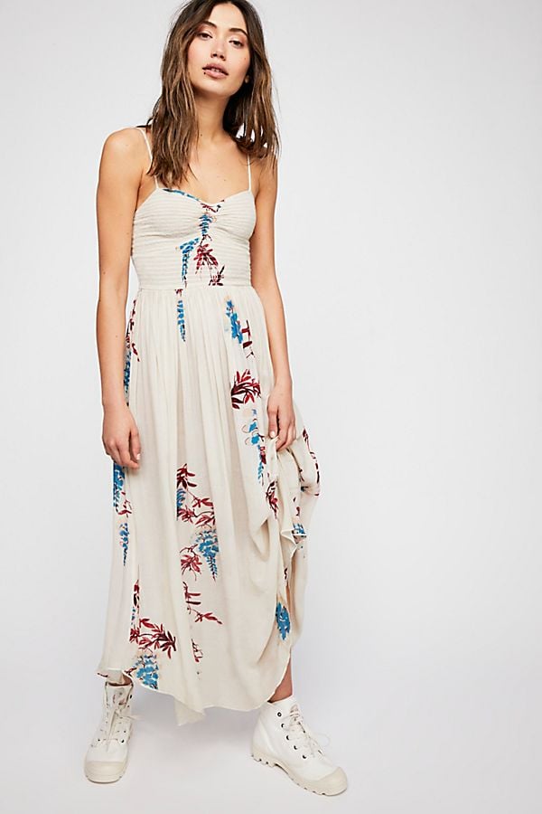 Intimately Beau Smocked Printed Slip 23 Summer Maxi Dresses So