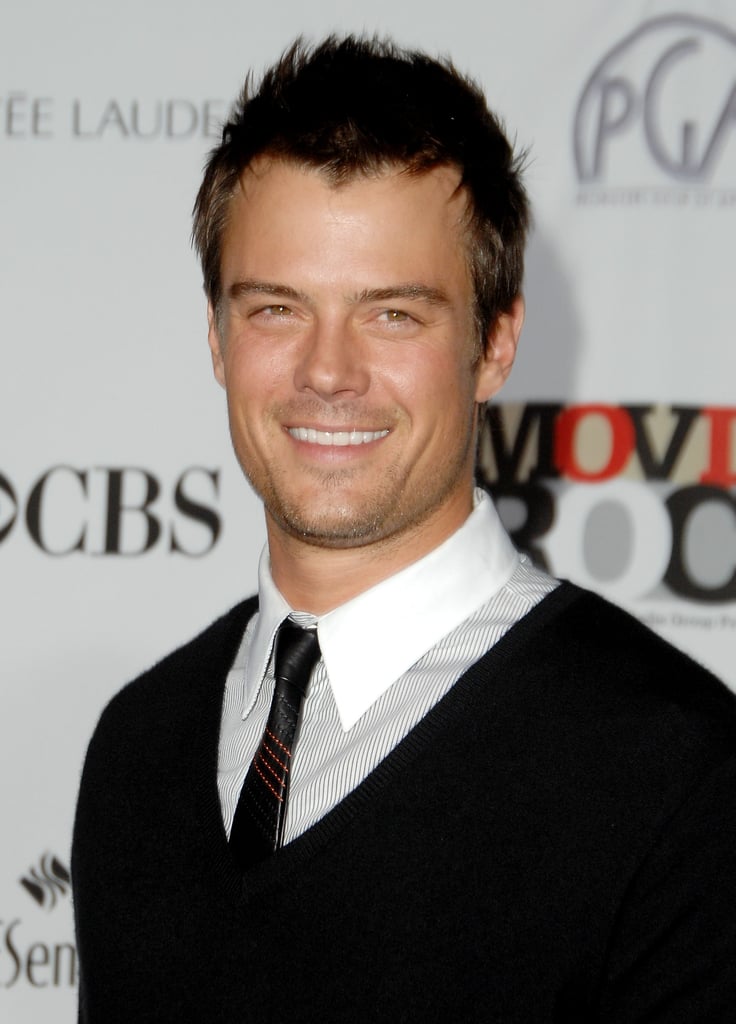 In December 2007, Josh posed for pictures at the Conde Nast Media Group Present 2007 Movies Rock event in LA.