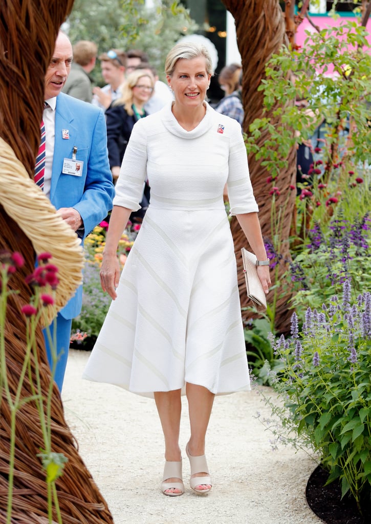 Sophie, Countess of Wessex, at the Hampton Court Flower Show, 2017