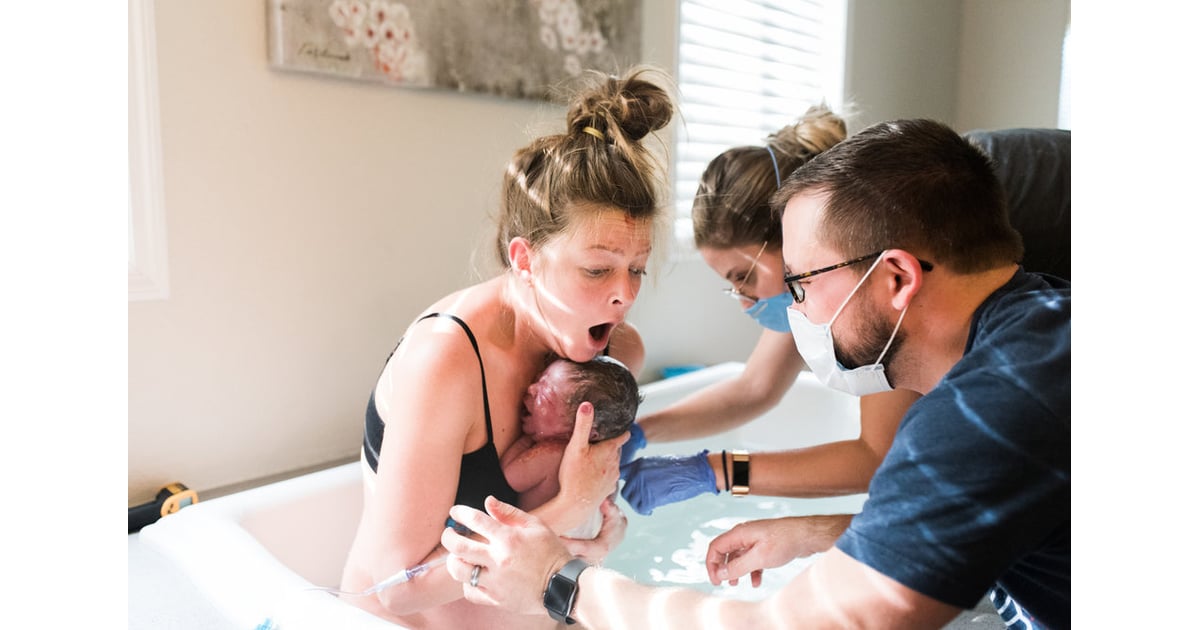 Amazing Home Birth Sitting Picture Digital Art