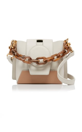 Yuzefi Daria Two-Tone Leather Shoulder Bag