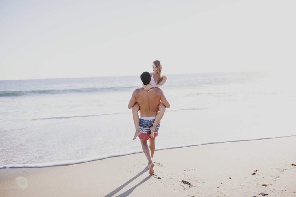 Casual Beach Engagement Shoot