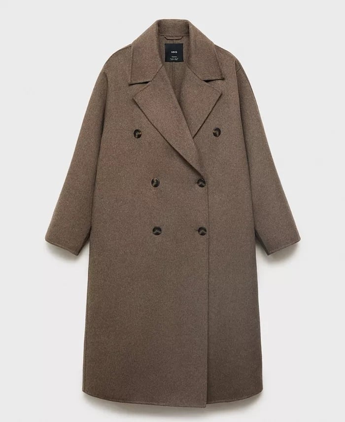 Mango Handmade Oversized Wool Coat