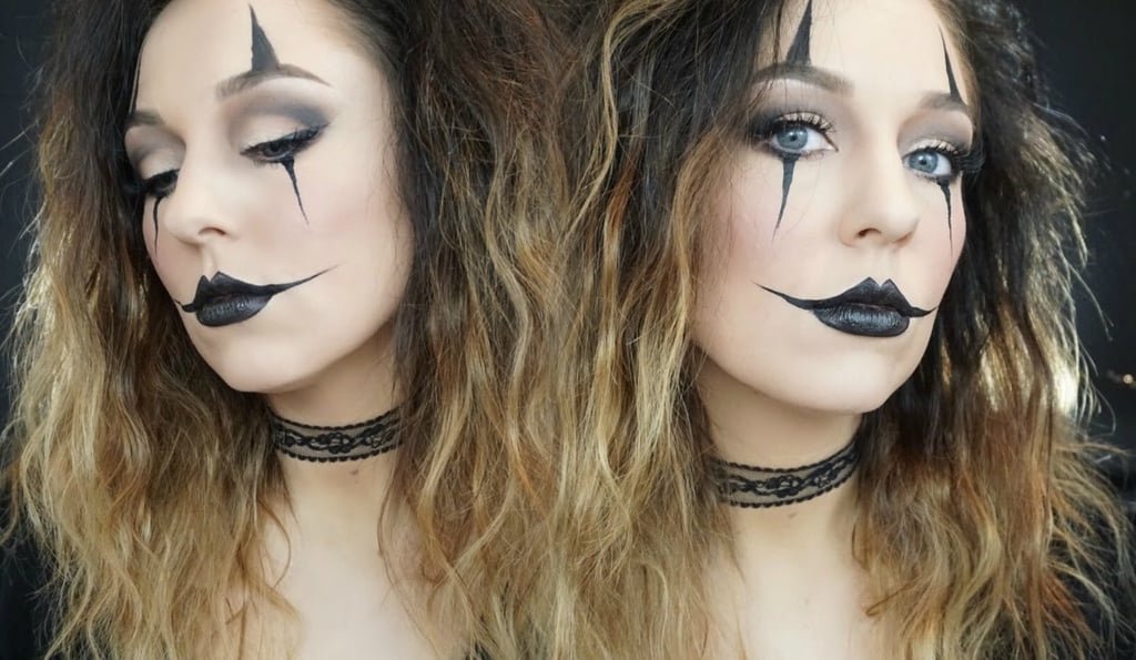 Easy Jester Clown Halloween Makeup