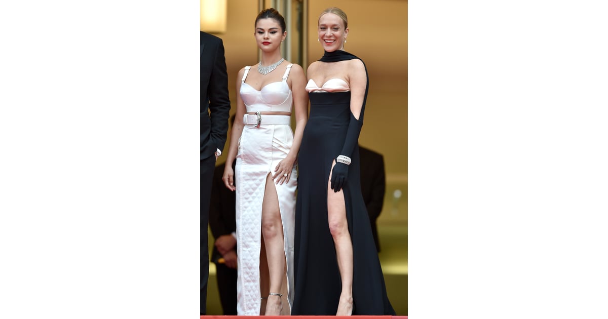 Selena Gomez Louis Vuitton Crop Top and Skirt at Cannes 2019 | POPSUGAR Fashion Photo 19