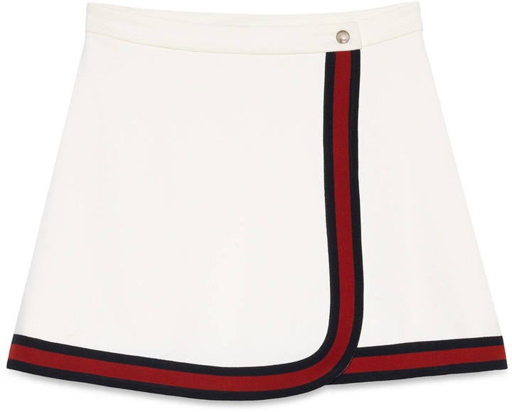 Gucci Felted jersey wrap skirt ($590)
