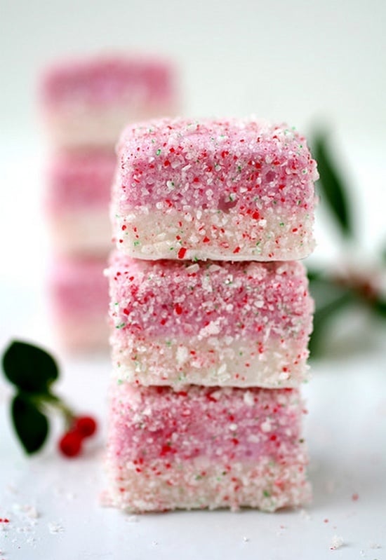 Candy Cane Marshmallows