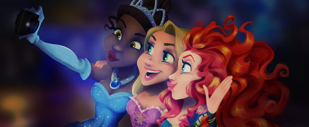 Disney Selfies Art