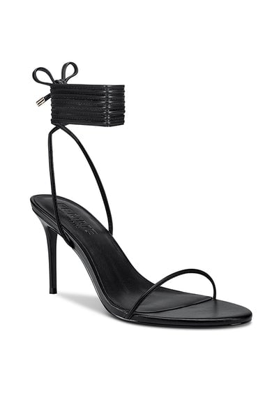 Femme LA Barely There Lace Up Heels