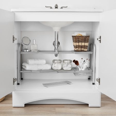 Mainstays Expandable Under The Sink Mesh Organizer Best