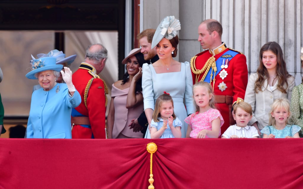 Meghan's very first appearance on Buckingham Palace's famous balcony happened in June during the Trooping the Colour parade.