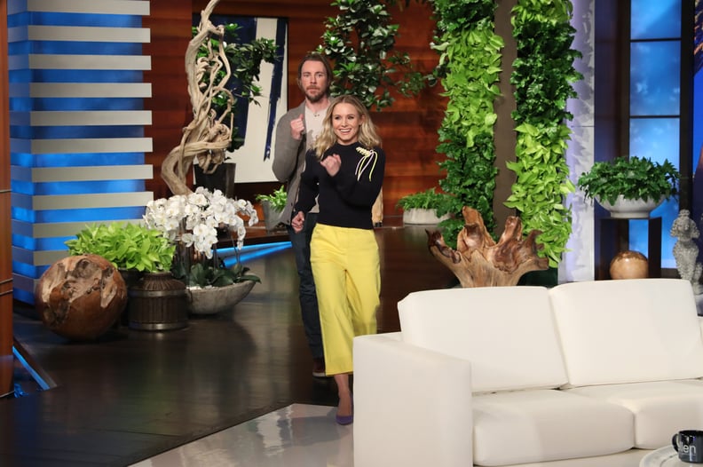 Photos of Kristen and Dax on The Ellen DeGeneres Show