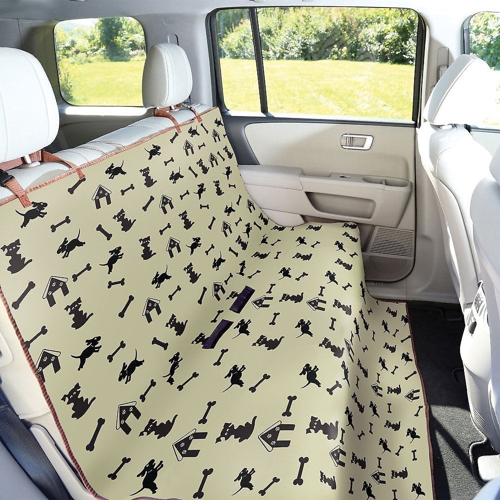 Etna Waterproof Dog Theme Seat Cover
