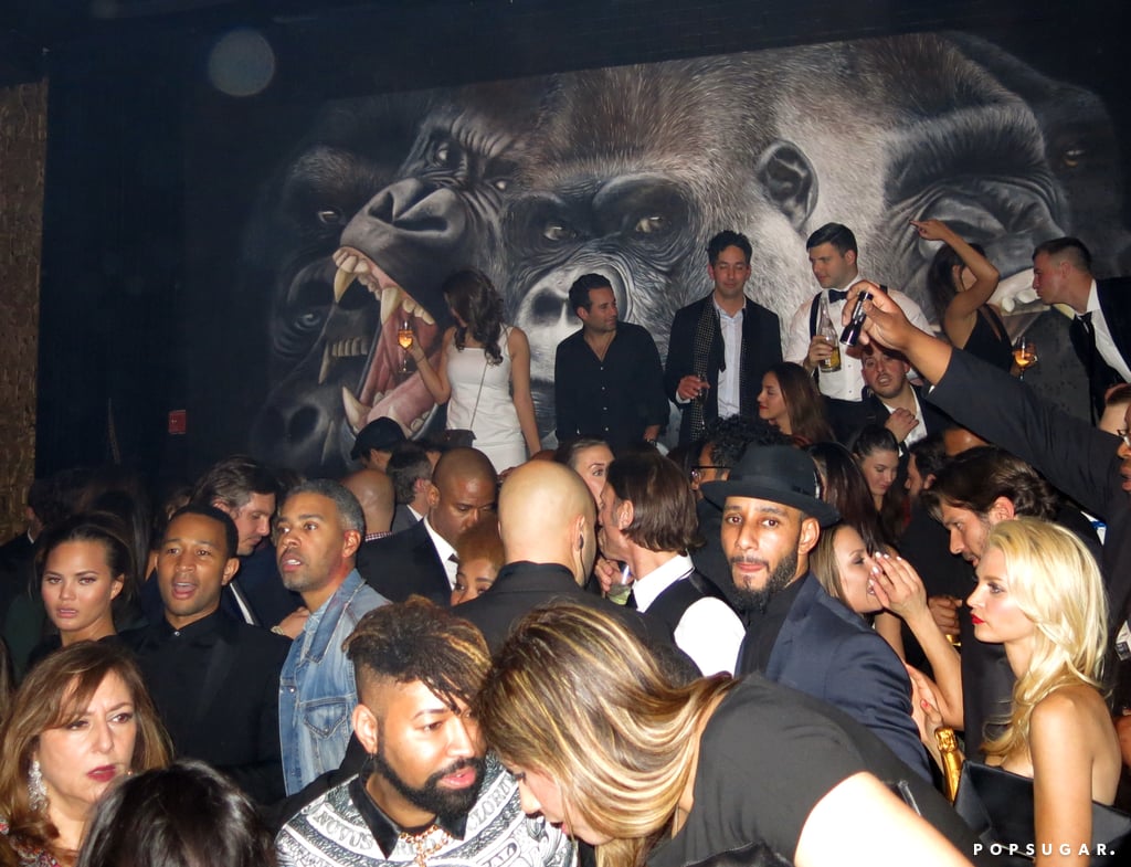 We spy Chrissy Teigen and John Legend; Swizz Beatz; Beyoncé's stylist, Ty Hunter; and maybe even Jim Toth in the top right.