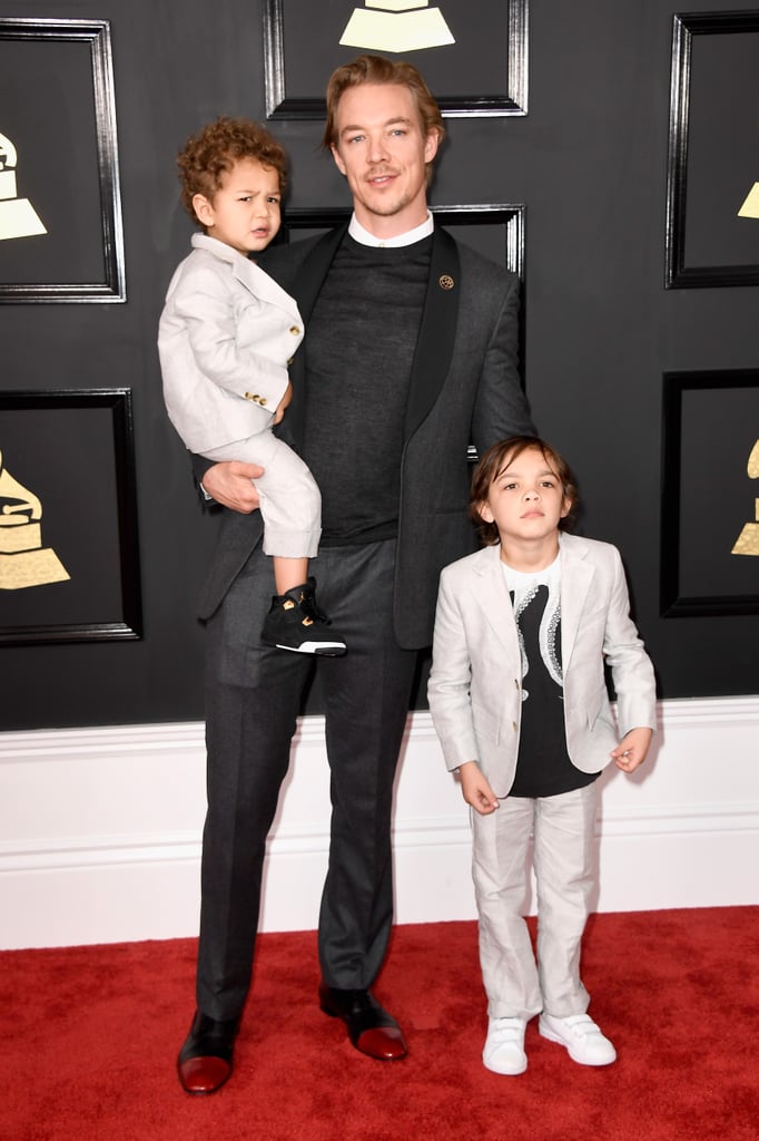 Celebrity Families at the 2017 Grammys | POPSUGAR Celebrity