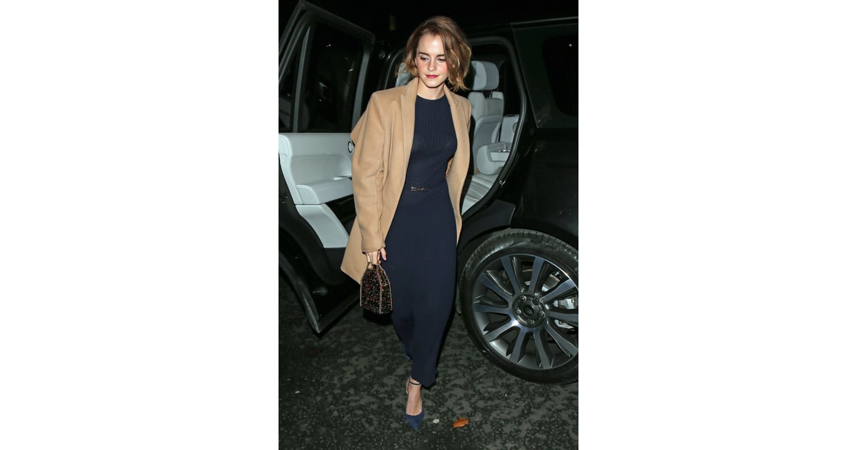 Emma Watson's glittery handbag was the dainty touch her outfit needed